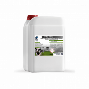 PRO 3 CID Liquide acide concentré pour le nettoyage du matériel de traite avec automate.